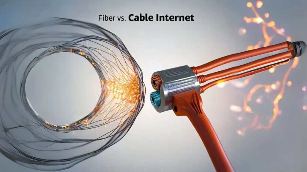 Fiber vs. Cable Internet Image
