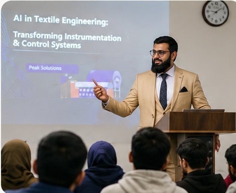 Techtrois trainer presenting an AI workshop to a group of students